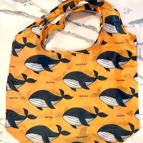 NWOT Large Nylon Reusable Shopper Tote - Picture 10 of 16